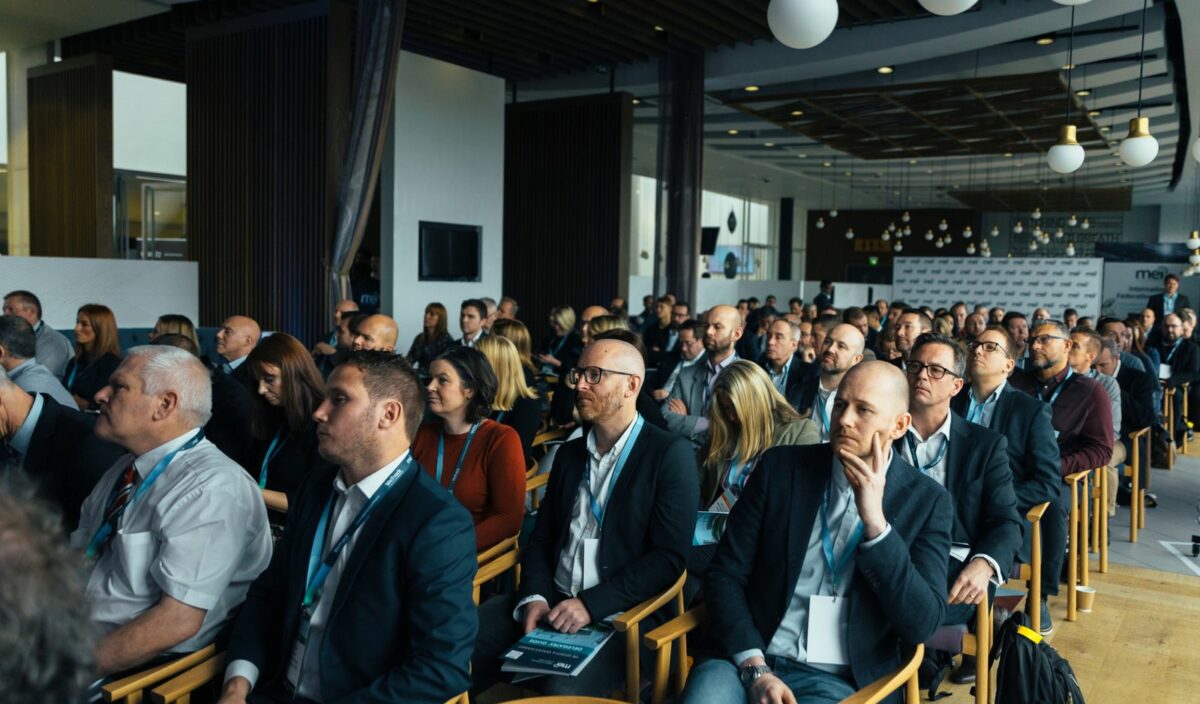 Conférence lors d'un événement d'entreprise