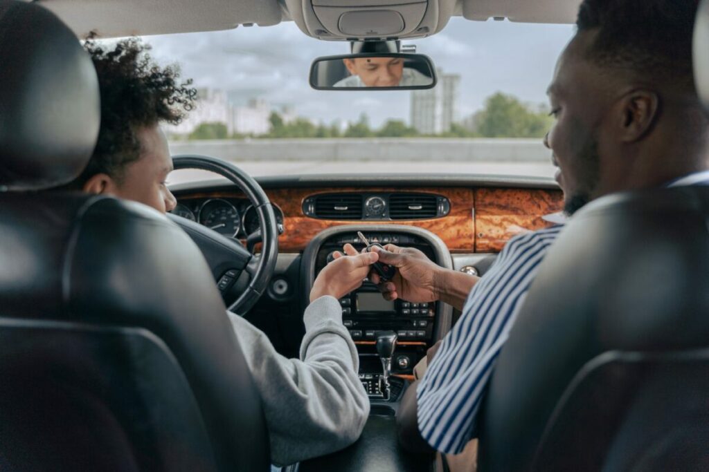 Leçon de conduite : sécurité routière