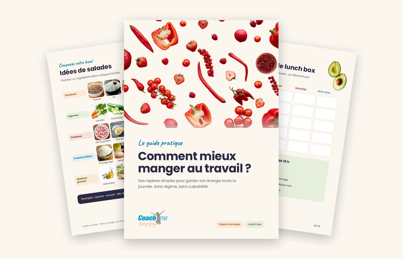 Guide pratique Coach Me Happy : comment mieux manger au travail ?