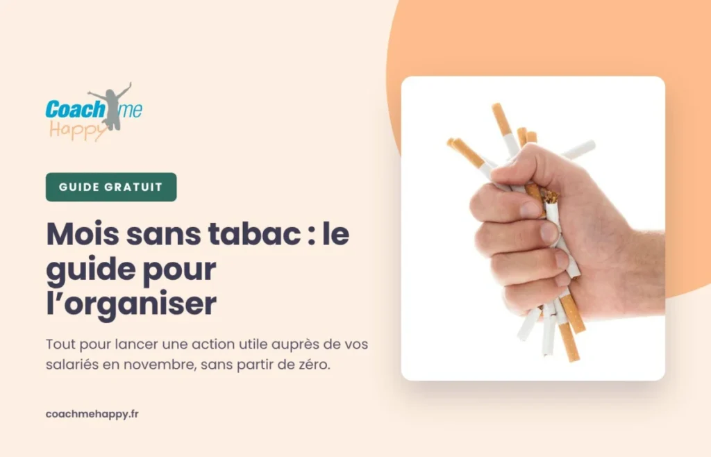 Guide gratuit Coach Me Happy pour organiser le Mois sans tabac en entreprise